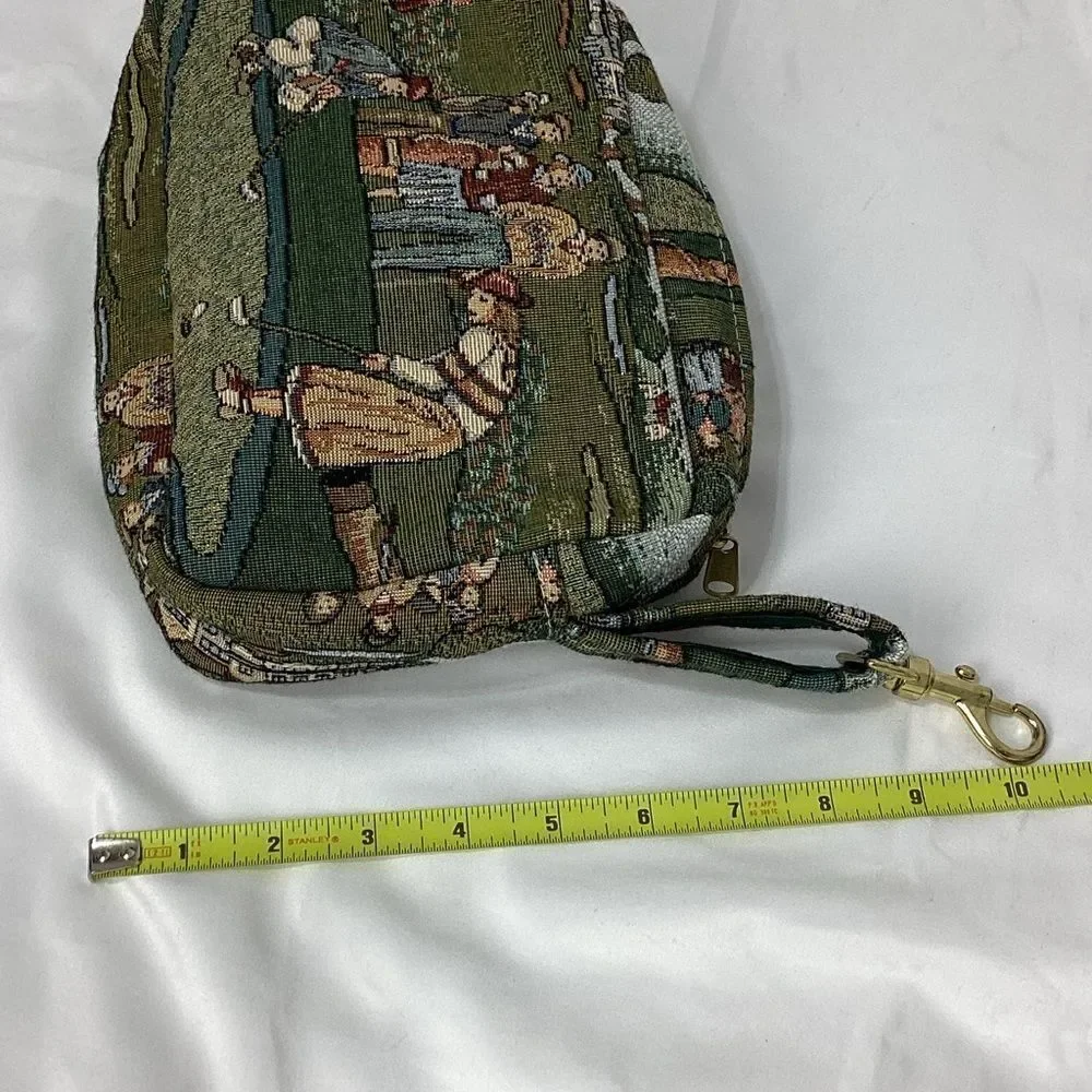 Holdings Brand Golf Theme Tapestry Bag With Side Clip Golf Ball Bag